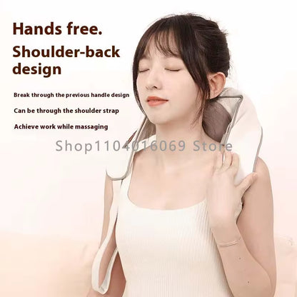 Electric Heat Neck Massage Shawl Shiatsu Kneading Cervical Spine Massager Car Home Back Shoulder Neck Trapezius Muscle Massager