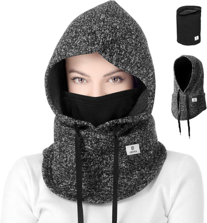 Balaclava Winter Hat Facial Neck Warmer Mask, Sporty Street Fashion Skiing