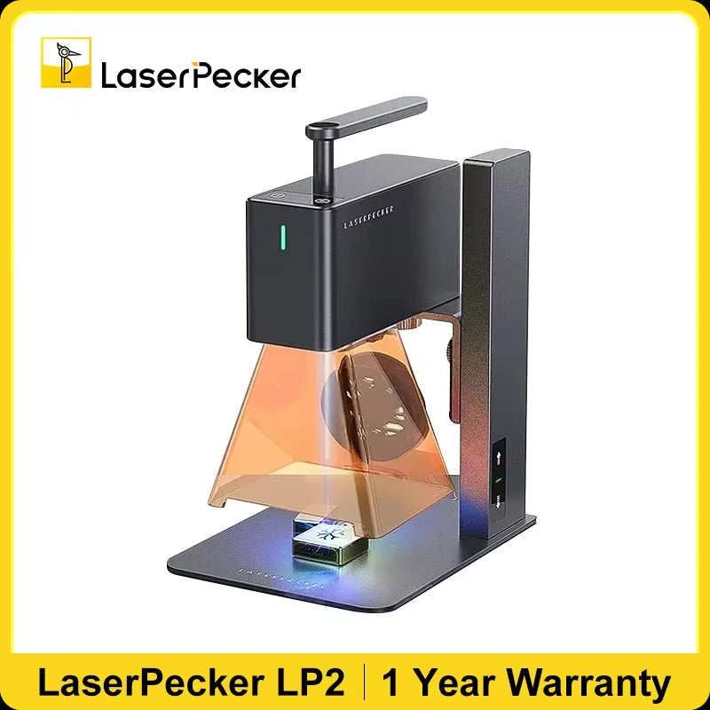 Laserpecker 450Nm Laser Engraver Portable Handheld MINI Engraver Machine for Cutting Wood Metal Leather LOGO Mark